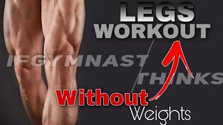 Perfect Body Weight Leg Workout for Beginners हिंदी में ( English Subtitle)
