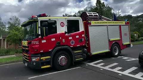 Pumper 85 responding code 2 to fore alarm