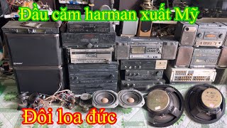 Đầu căm harman Mỹ xịn, đôi loa Đức, mix không dây bãi và rất nhiều loa xịn sò nội địa nhật khác.