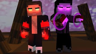 "Chasing Ghosts" A Minecraft Music Video  -T2brine vs Jo2Bone