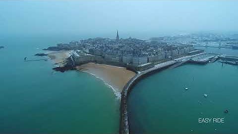 La neige à Saint-Malo - Easy ride opérateur drone en Bretagne France