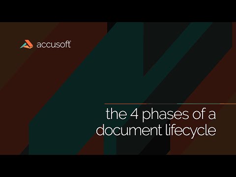 Identify and Simplify the 4 Phases of a Document Lifecycle