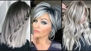 Blending Gray Hair with Highlights and Lowlights | My Partial Foiling Technique (Super easy!) 2023