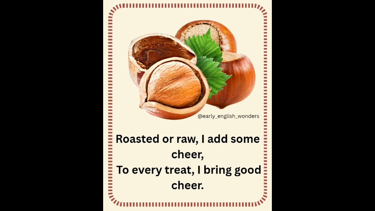 🌰 Hazelnut for Kids | Sweet Nut Facts | Early English Wonders