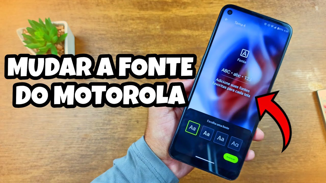 COMO MUDAR A FONTE/LETRA DO CELULAR MOTOROLA - YouTube