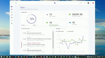 How to design an AgileCRM Dashboard UI - Bunifu Inspiration | VB.NET & C# Winforms