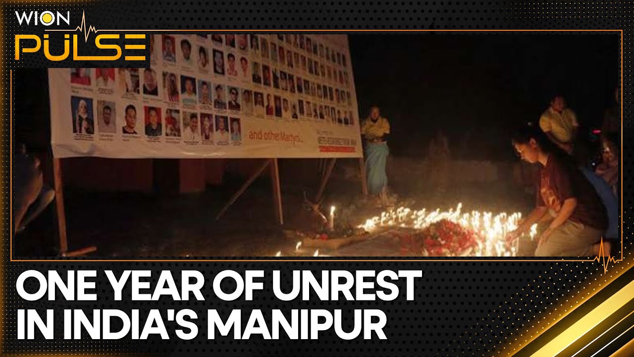 Manipur: Locals conduct candle-light march to mark on year of clashes | WION Pulse