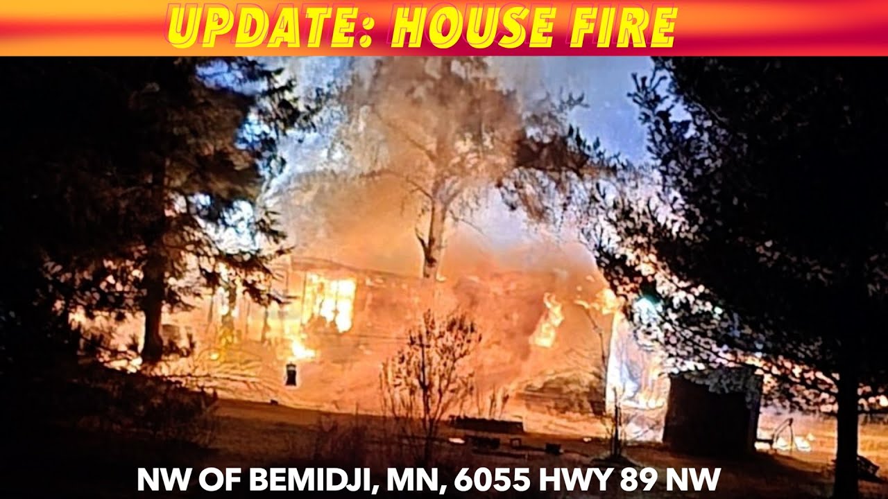 UPDATE: New Photo Of Rural Bemidji House Fire - YouTube