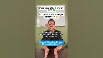 Does your child have an IEP subscribe for more! Hope4Families special education, law firm ￼#IEP