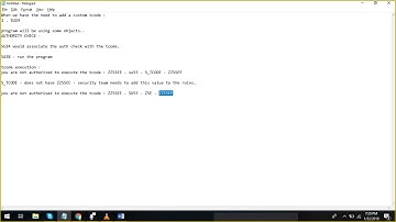 SAP Security 22-Jan - custom tcode addition to roles