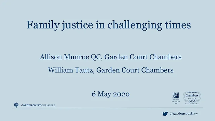 Part 1 - Remote hearings: changing the landscape, ...