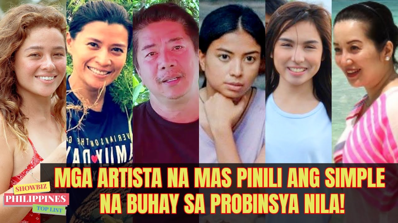 SIMPLENG BUHAY sa PROBINSYA na PINILI ng mga KILALANG ARTISTA