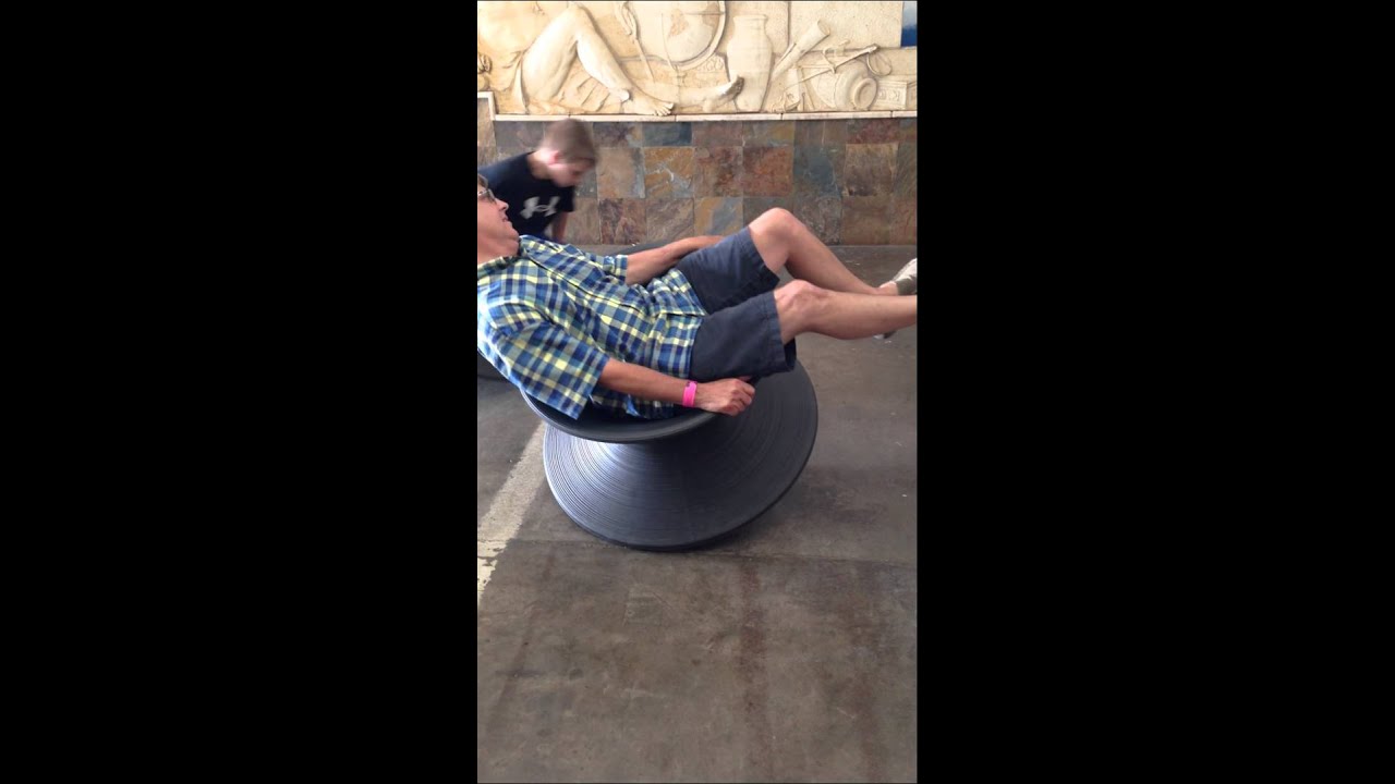 Cool Spinning Top Chairs at City Museum in St. Louis YouTube