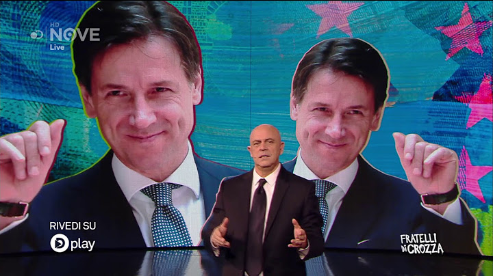 Crozza e il suo monologo sulla crisi di governo