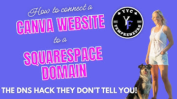 How to fix DNS error in Squarespace + connect a Canva website to Squarespace domain 2025