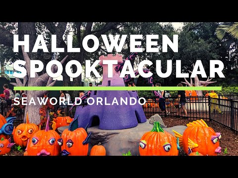 SeaWorld Orlando Halloween Spooktacular 2019 Virtual Tour