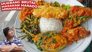 SIKAT BRUTAL LAUK WARUNG NASI MANADO!! ASEM BIKIN NAGIH SEMUA!!