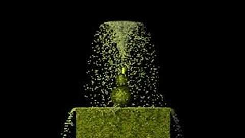 3-d fountain in 3dsmax