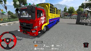 3D Truck Driving 🚚 Game Play Bus Simulator Indonesia Bussid Basuri Truck Mod #truckdriving screenshot 4