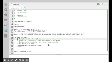 For Loops in EarSketch (pythonmc.org)