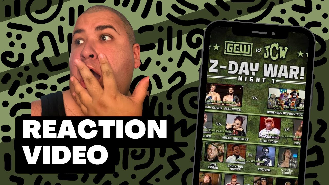 🔥 GCW & JCW 2 Day War: Night 1 Reaction – Chaos, Clowns & Carnage! 🤡💣 [8/16/2025]