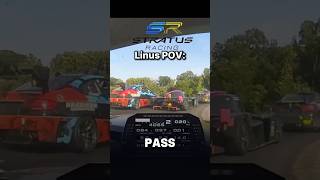 Battling an INDYCAR DRIVER #racing #motorsport