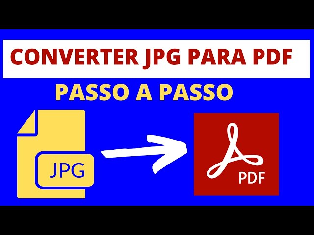 Como converter JPG em PDF