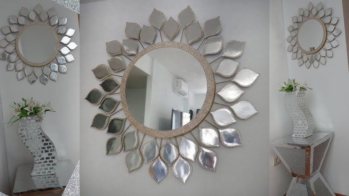 Espejo adhesivo 5,5 x 7,5cm Ovalado. Espejo Ovalado DIY