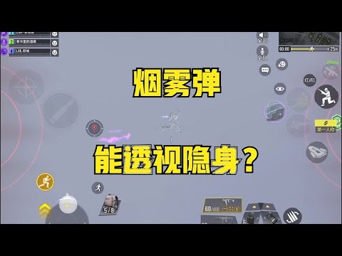 【使命召唤手游】烟雾弹还能透视隐身？又学会一招！#顺仙