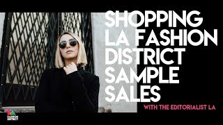 Shopping LA Fashion District Sample Sales