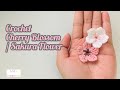 Crochet Cherry Blossom | Crochet Sakura Flower | How to crochet a flower