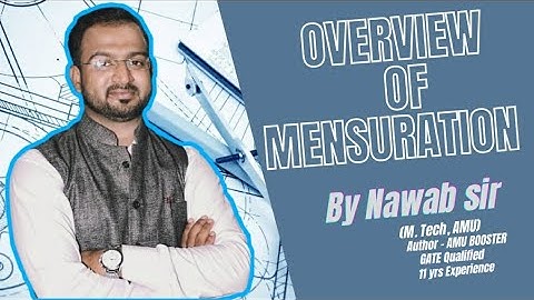 Overview of Mensuration FOR CLASS 10th AND AMU XI ENTRANCE CHAPTER BY NAWAB SIR | @imageclasses