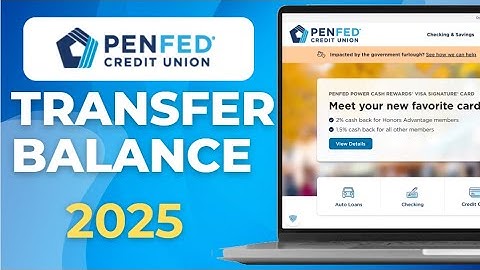 How To Balance Transfer Penfed  2025  Step by Step