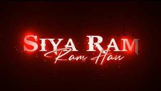 Mere tan man dharkan mai siya ram ram hai black screen lyrics status ringtone.