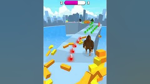 Kaiju Run IOS Android Max Level Gameplay Walkthrough All Levels Part  1