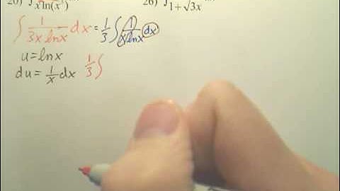 5.2b1 Natural Logarithmic Integration - Calculus