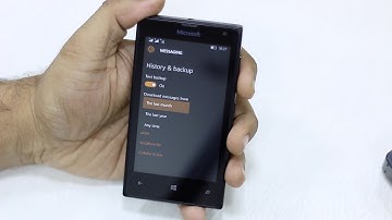 Backup Restore Text Messages in Windows 10 Mobile