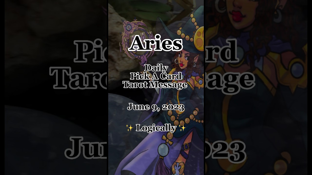 Aries, You May Want To Think More On This! June 9, 2023 | Daily Pick A Card Reading 