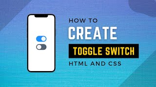 How to create toggle button in HTML CSS [2022] | On Off Button HTML CSS Css Toggle Switch On Off Button Design Using Html And Css 4 Minutes Tutorial