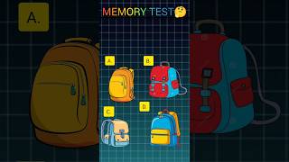 Memory IQ Test 🤔👁️‍🗨️🧠🎯 #viral #mindset #puzzle #iqtest #quiz #ytshorts #yt