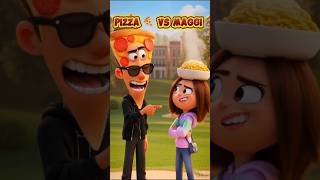 “2 Minute Maggi vs Cheesy Pizza 🍜🍕Ultimate Food Battle😂”#Shorts #Pizza #Maggi #FoodFight #FunnyVideo