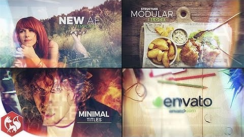 Glass Slideshow Titles (After Effects template)