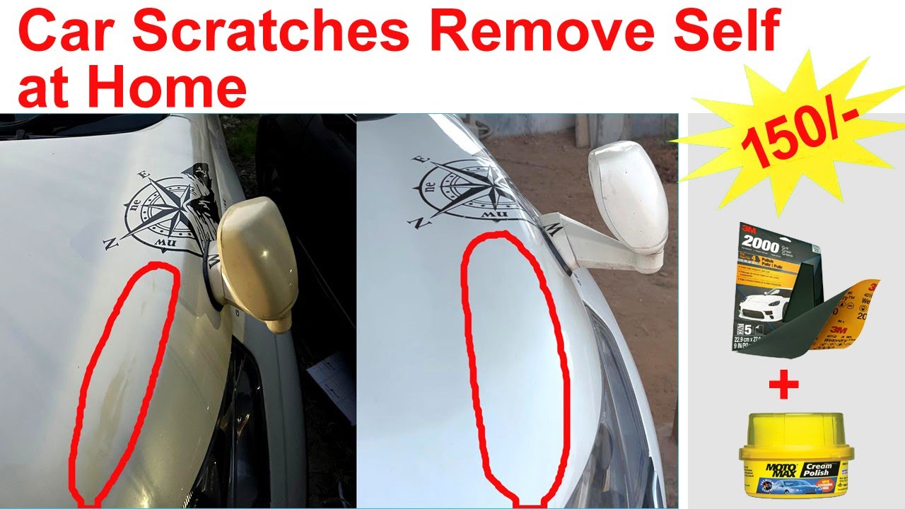 Car Scratches Removes at home in just 150/-