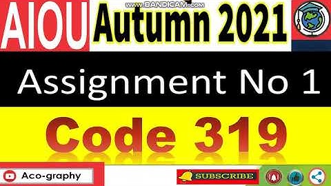 ⏩ AIOU Code 319 Solved Assignment No.1 Autumn 2021 || Ethics || Level: FA/ I.Com
