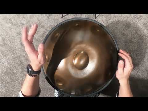 Handpan Overtone Celtic D AISI 430 steel