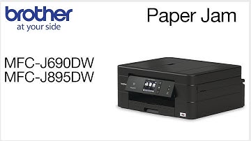 MFCJ895DW Clearing paper Jam errors