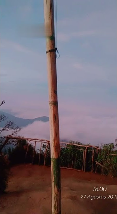 suasana yang sangat indah ketika lagi berada di gunung sagara