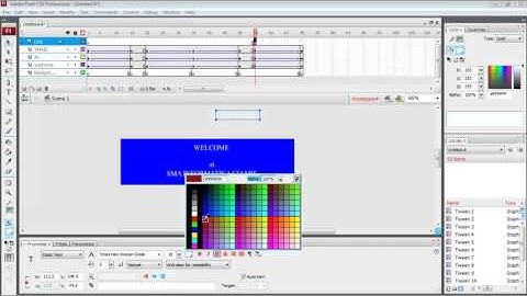 belajar membuat animasi via Adobe Flash // belajar membuat iklan di Adobe Flash dengan mudah