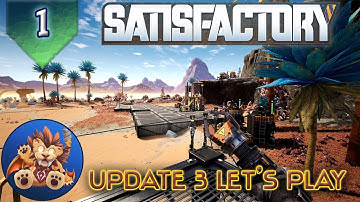 Satisfactory Update 3 - Tier 1 Research - Foundation Work - Basic Factory - Let