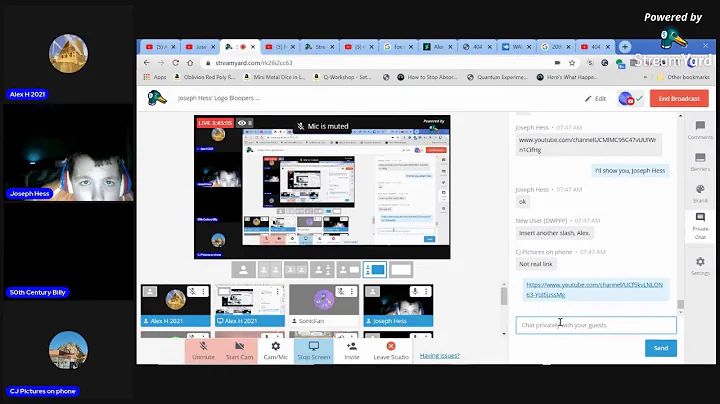 Joseph Hess' Logo Bloopers Stream: Last 4 Hours of...
